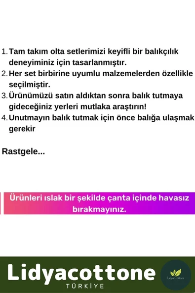 Hazır Kurulu Balık Viper Deniz Göl Kıyı Olta Seti Özel Üretim Şık Taşıma Çantalı 3m Kamış - 4