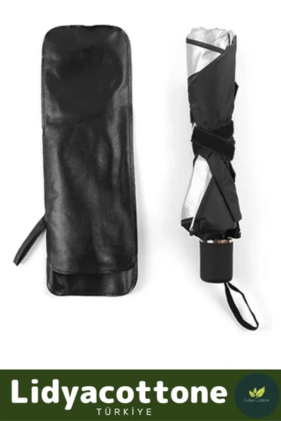 Araç İçi Ön Cam Şemsiye Güneşlik Premium Seri Gölgelik Titanyum Gümüş Kaplama UV Geçirmez Dayanıklı - 3