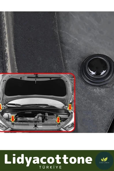 Araba Kapısı Darbe Emici Pad Seti Dayanıklı Çarpma Aşınma Engelleyici - 5