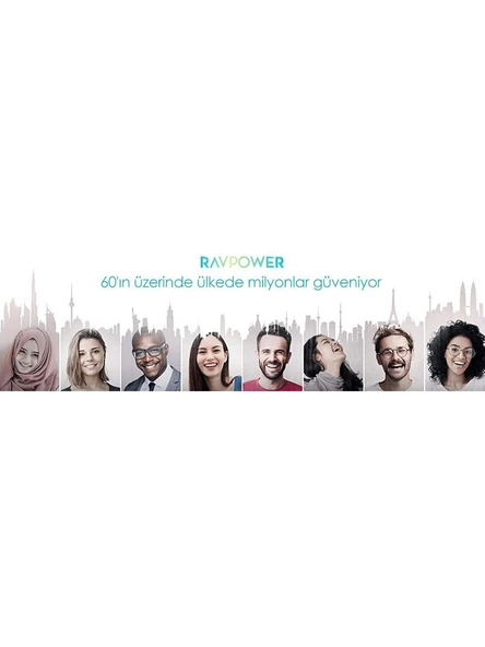 RAVPower RP-VC003 Car Charger 4-Port Charge 3.0 54W Araç Şarjı - 7