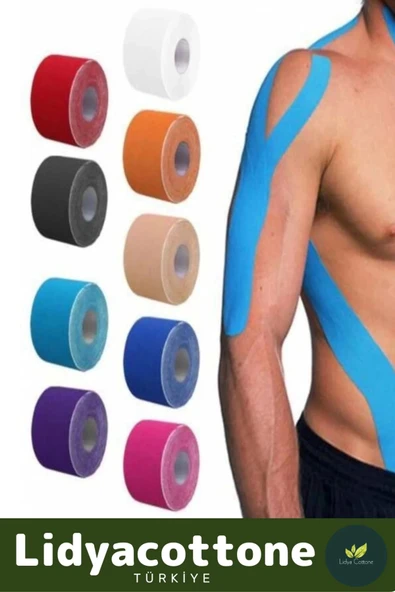 Ağrı IsıI Bandı Hızlı Etkili Büyük Boy Kas Eklem Bel Bacak Kol Boyun Sırt Omuz Karın Kalça 5cm x 5m - 4