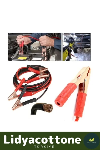 Akü Takviye Kablosu %100 Bakır Kalın Kablo 1200 Amper Kalın Kablo Ve Hızlı Şarj - 3