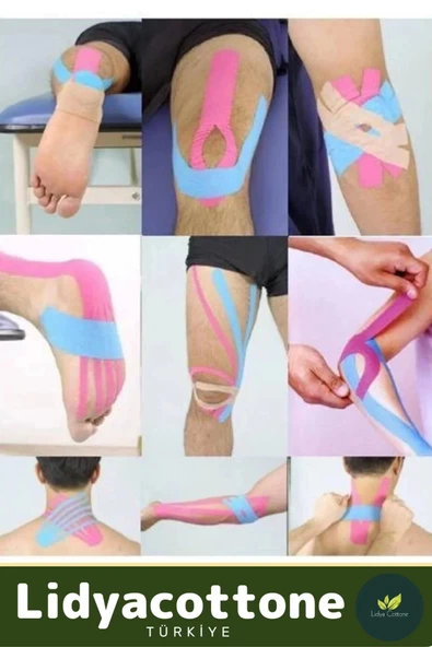 Kas Eklem Bel Bacak Kol Boyun Sırt Omuz Karın Kalça Ağrı IsıI Bandı Yüksek Kalite 5cm x 5m - 4