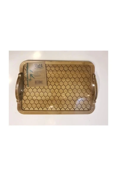 Bambu Tepsi Dikdörtgen 39,2x30 Cm   -DT3930