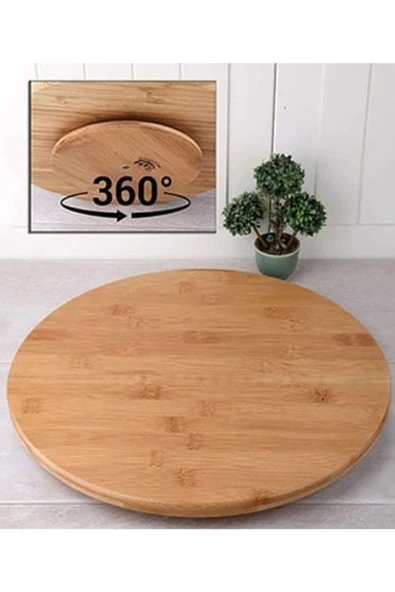 Dönerli Bambu Pizza Tahtası 32 Cm   -DPT32