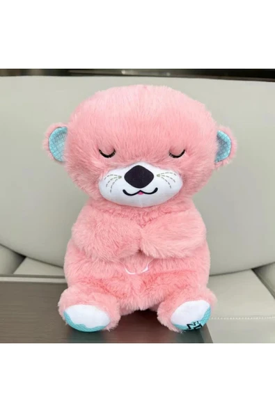 Uyku Arkadaşı Peluş Oyuncak Nefes Alan Su Samuru - Resim 6