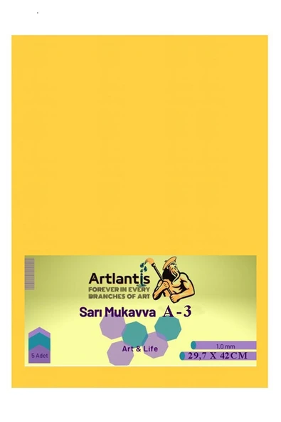 Renkli Mukavva A3 10 lu 1 Paket 1.0 mm Sert Renkli Mukavva Kalın Okul Öncesi Anasınıfı Kreş Etkinlik Proje - 10