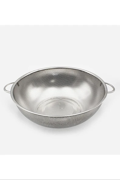 Çift Kulplu Metal Süzgeç 22,5 Cm.   -CLKN-1545