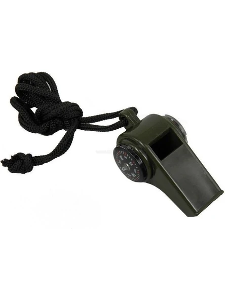 KENPAZAR Pusulalı Termometreli Acil Durum Düdüğü ( 3 in 1)