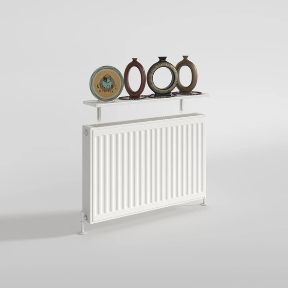 Kenzlife petek üstü raf dresuar feng şui byz 120*15 tekli kitaplık duvar rafı 120 cm uzunluk - Resim 2