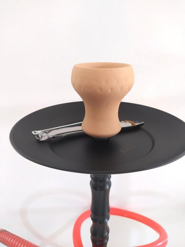 Büyük Boy Kalın Cam Çelik İthal Kilitli Nargile Takımı 9169 - 5