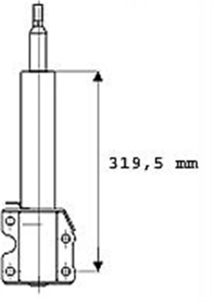 Amortısor On Gazlı Mercedes Sprınter B901 B903 . Vw Lt 28-35-46
