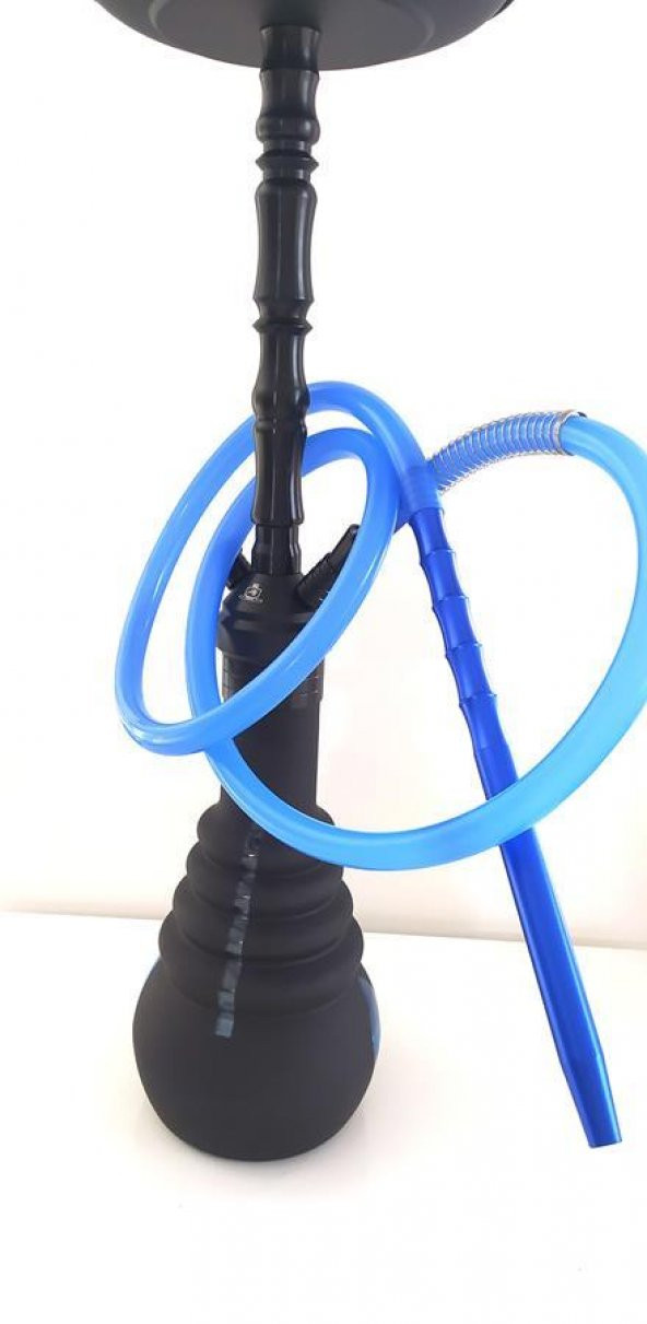 Büyük Boy Kalın Cam Çelik İthal Kilitli Nargile Takımı 9170 - 8