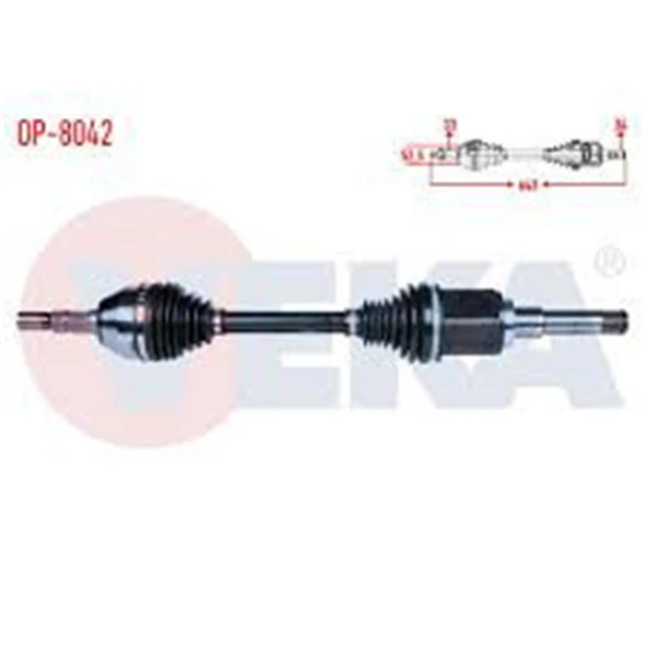 Aks Komple Sol A16xer - A16let Astra J