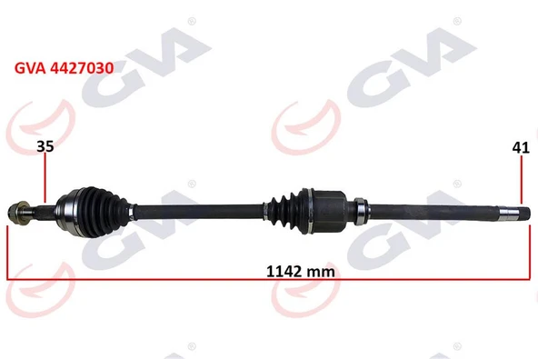 Komple Aks Sağ Boxer-Jumper-Ducato 2.2 Mjtd-2.3 Mjtd 06 1142Mm