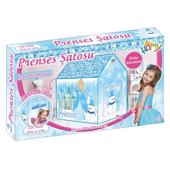 100x68x100 cm Prenses Şatosu Oyun Çadırı 8000 - 2