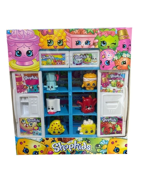 6 lı Shupkids Dolaplı Mini Fiğürler 0314