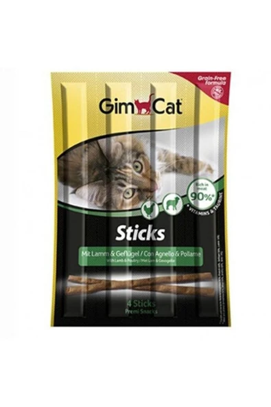 Sticks Kuzulu Ve Tavuklu Tahılsız Kedi Ödül Çubukları 20 gr - Resim 2