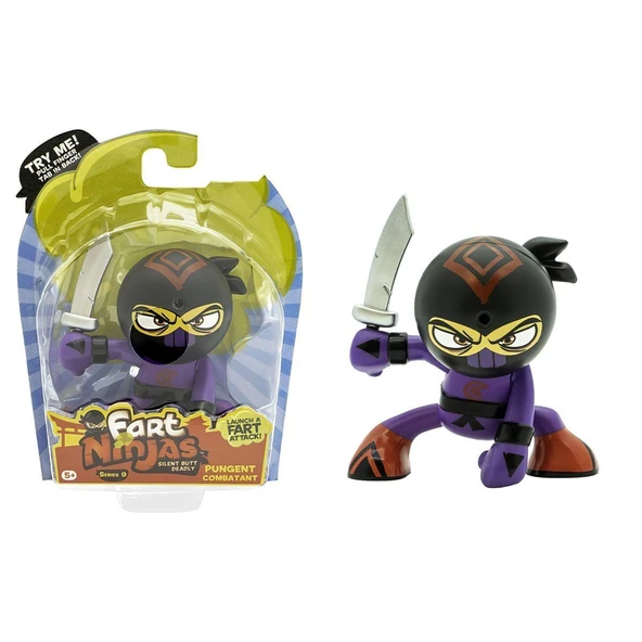 FAN02001 Fart Ninja Gaz Çıkaran Figür - Sensörlü - 1 Adet Fiyatıdır - Resim 2