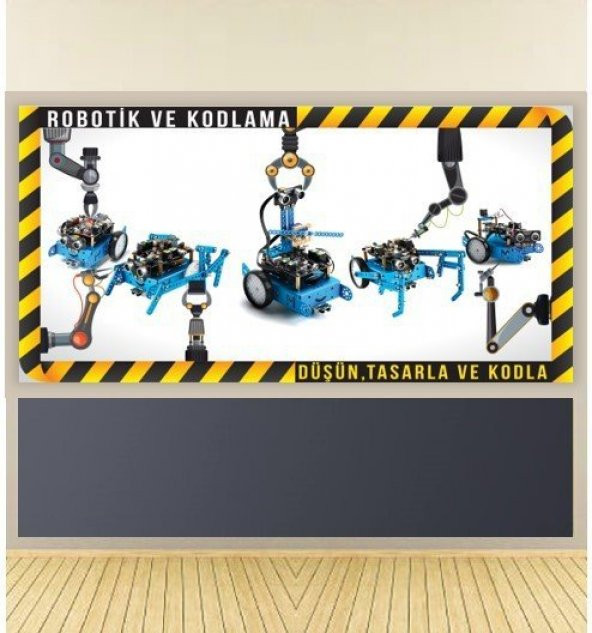 Robotik ve Kodlama Poster P10 - Ebat 50x100 cm