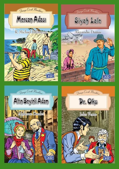 Ortaokul 5.ve 6.Sınıflar İçin Dünya Çocuk Klasikleri Seti 4 (4 Kitap) ürün görseli 1