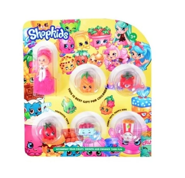 5 li Kartela Mini Fiğürler 0345