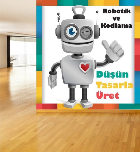 Robotik ve Kodlama Poster P13 - Ebat 50x50 cm