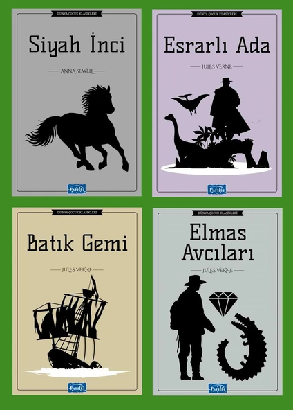 Ortaokul 5.ve 6.Sınıflar İçin Dünya Çocuk Klasikleri Seti 3 (4 Kitap) ürün görseli 1