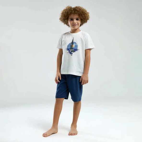 Arnetta 3314C Baba/Oğul İkili Yazlık Pijama Takım