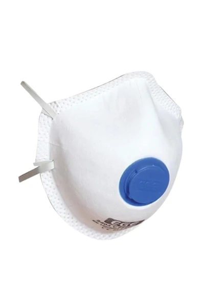 Ege FFP2 2403 Kubbe Ventilli Tam Yüz Koruyucu Maske - 2