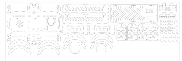 GÖZELER 4WD ROBOT ARAÇ ŞASESİ - Resim 4