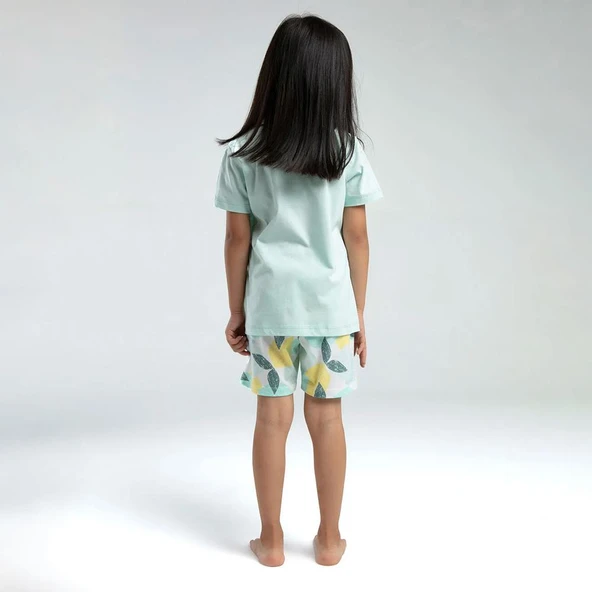 RolyPoly 3618C Kız Çocuk Şort Yazlık Pijama Takım - 4
