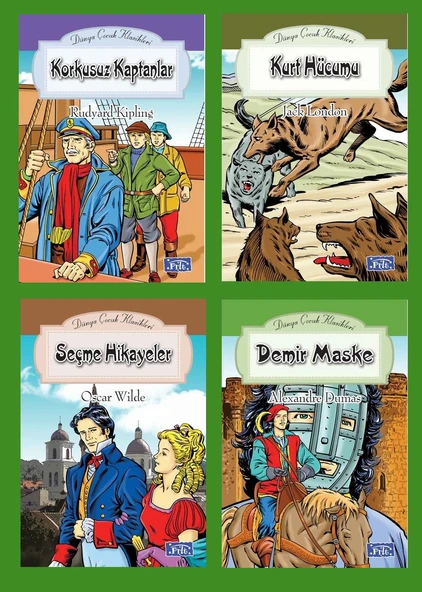 Ortaokul 5.ve 6.Sınıflar İçin Dünya Çocuk Klasikleri Seti 7 (4 Kitap) ürün görseli 1