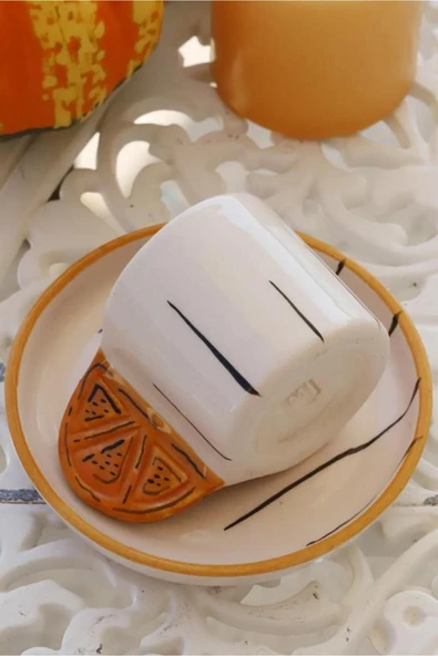 Porto Citrus Tek Kişilik Kahve Fincanı - 2