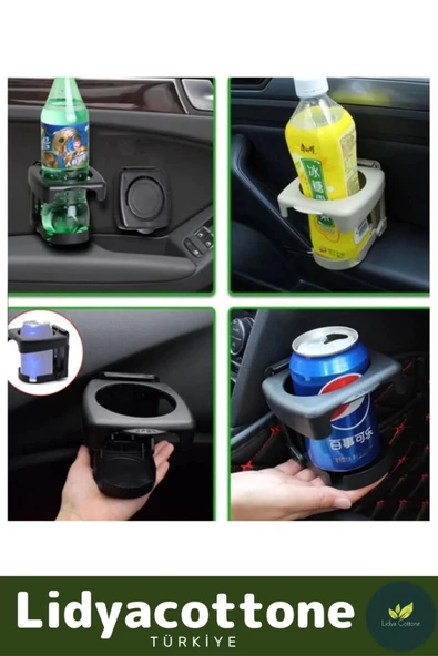 Özel Üretim Katlanan Bardak Şişe İçecek Tutucu Pratik Portatif Araba Ofis Koltuk Masa - 5