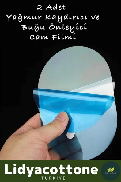 2li Universal Araç Uyumlu Oto Dikiz Aynası Filmi Yağmur Cam Film Araba Buğu Önleyici - 6