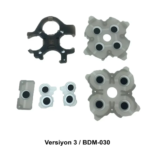 Ps5 İç Lastik Seti V3 Uyumlu BDM-030 Silikon İletken PS5 Yedek Parça Kol Tamiri - Resim 2
