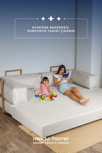 Retro yataklı kanepe,yatak olabilen,dinlenme amaçlı legom aktivite koltuğu - 4