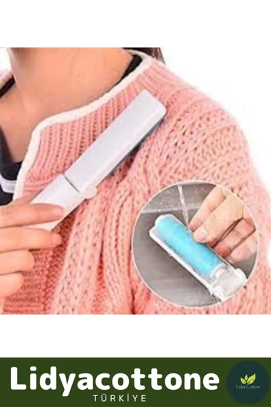 Kıl Tüy Toz Toplama Rulosu Pratik Kazak Tişört Koltuk Kedi Köpek Evcil Hayvan Yapışkanlı - 4