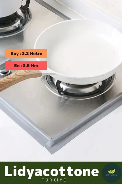 Bant 3.2m Ekstra Güçlü Su Geçirmez Sızdırmaz Dayanıklı Yalıtım Tamir Küf Önleyici Gri - 3