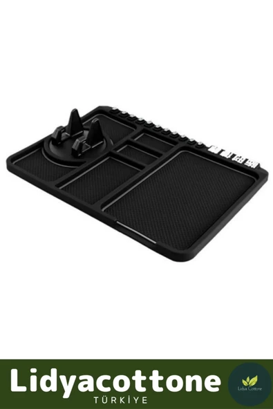 Premium Araç Içi Kaydırmaz Torpido Organizeri Numaratör Çizdirmez Çok Fonksiyonlu Araba - 4