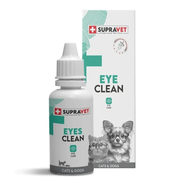 Supravet Eye Clean Kedi Köpek Göz Temizleme Sıvısı 50 Ml