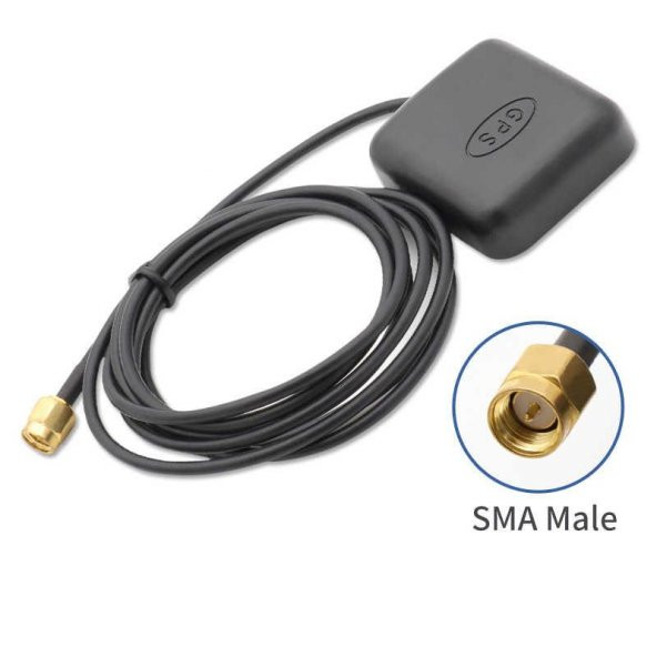 GPS Anten - 1575.42Mhz - 1 x 3m Kablolu SMA Konektörlü - 100 Adet - 2