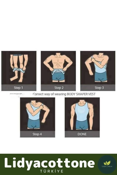 Premium Erkek Atlet Korse Bel Göğüs Dik Duruş Jinekomasti Toparlayıcı Extra Göbek Sıkılaştırıcı - 5