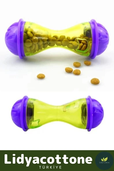 İnteraktif Kedi Ödül Mamalı Oyuncak Ödül Mamalı Oyuncak Plastik Küçük Boy Saklama Hazneli - 3