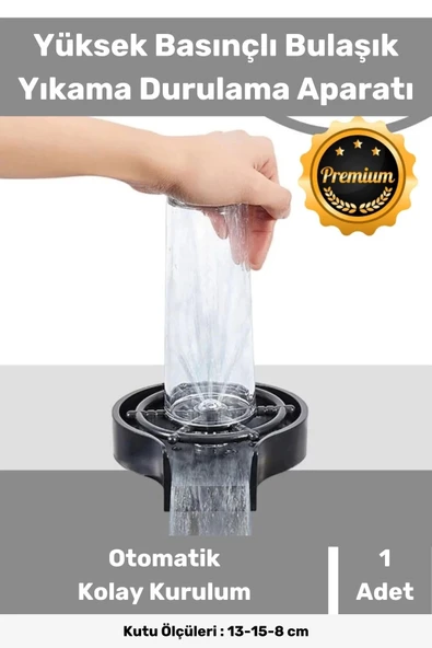 Bulaşık Durulama Bardak Yıkama Aparatı Mutfak Lavaboları İçin Hızlı Kupa Durulama