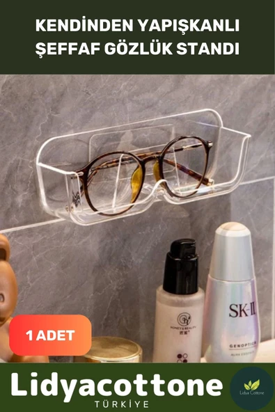 Şeffaf Gözlük Standı Özel Üretim Dolap İç Dışı Ayna Kenarı Banyo Duvar Kendinden Yapışkanlı