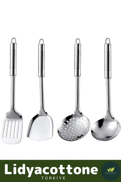 5 Parçadan Oluşan Sağlam Fonksiyonel Paslanmaz Çelik Şık Dekoratif Mutfak Seti - 2