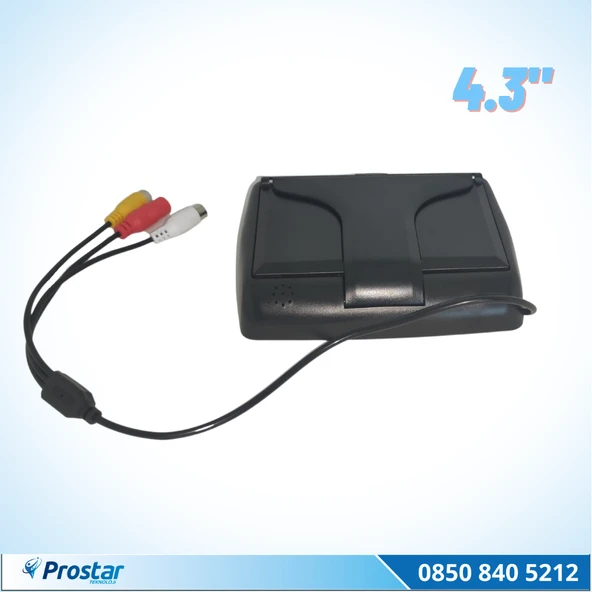 4.5 Inç Tft Lcd Araç Monitör Ekran + 1 Adet Geri Görüş Kamerası Dahil Set - 2