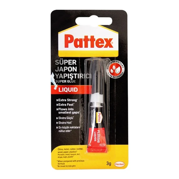 Pattex Japon Yapıştırıcı 3 Gr - 3 adet